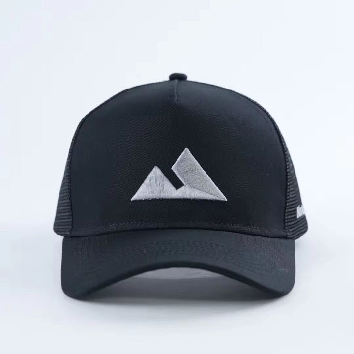 MIXED CONTRAST CAP BLACK AND GREY