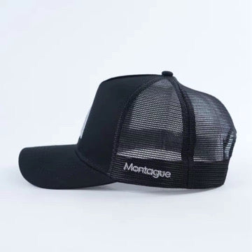 MIXED CONTRAST CAP BLACK AND GREY