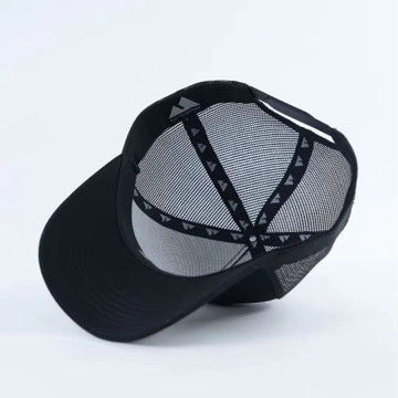 MIXED CONTRAST CAP BLACK AND GREY
